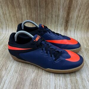 Nike Hypervenom X Pro IC Men's 9.5 Blue Orange Indoor Soccer Shoes 749903-480